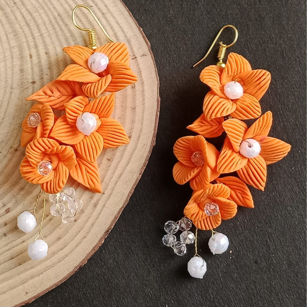 Sunset Lily Dangles Earrings