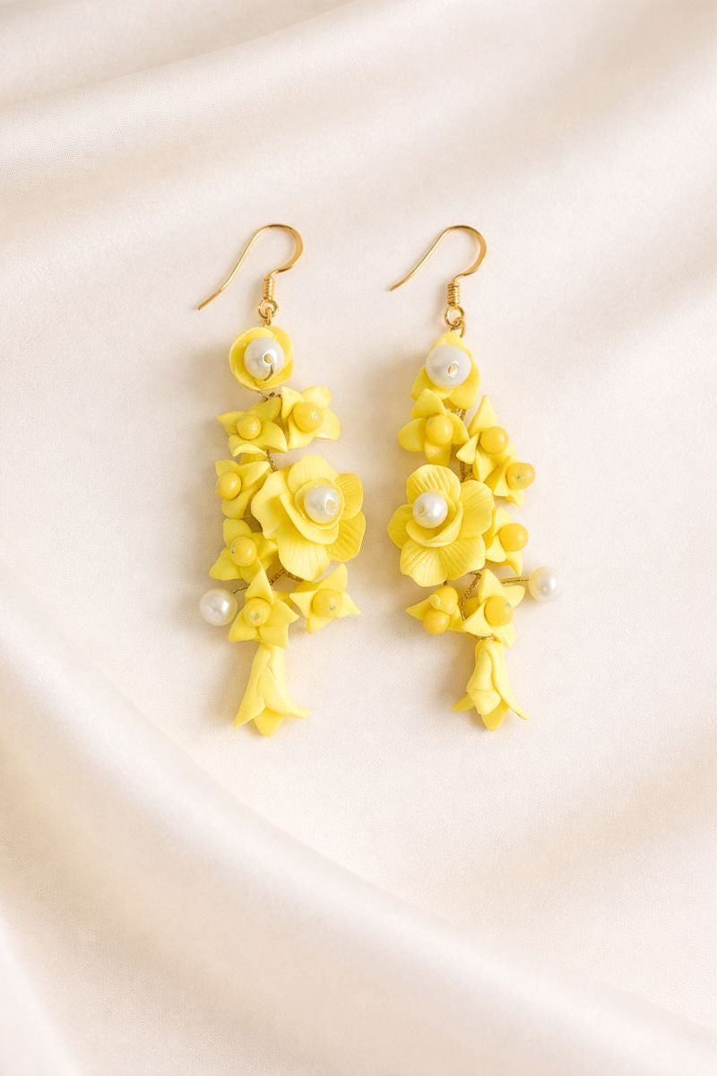 Sunny Bloom Clay Earrings