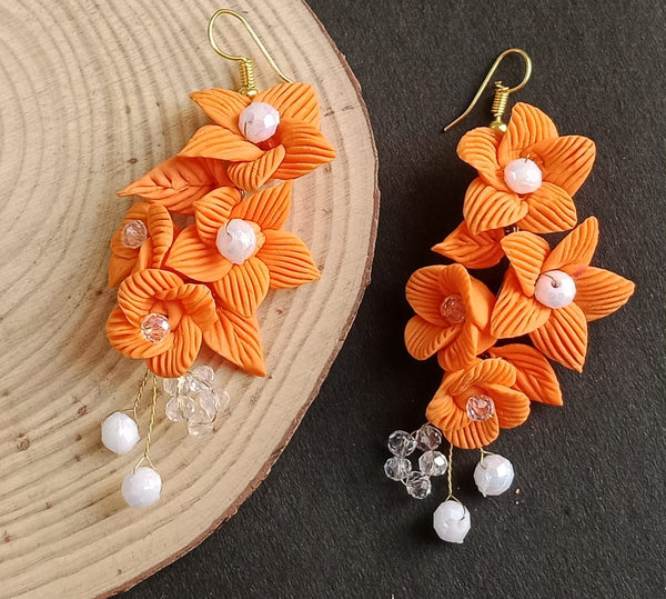 Sunset Lily Dangles Earrings