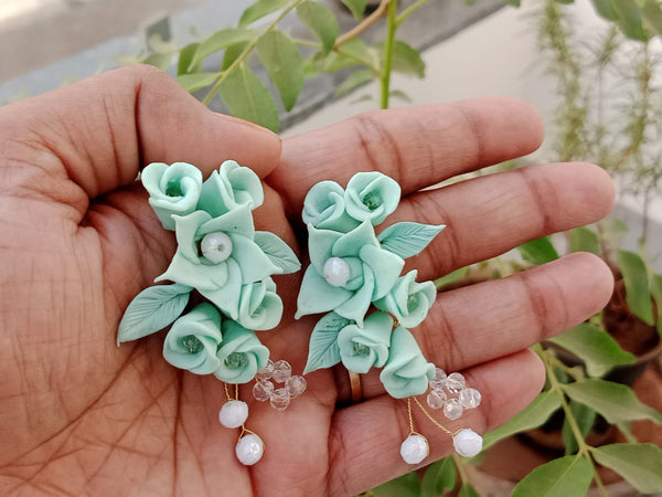 Pastel Bloom Statement Drops
