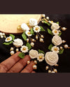 White Rose Garden Handmade Jewelry Set