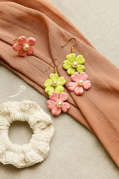 Tahera Floral Earrings.