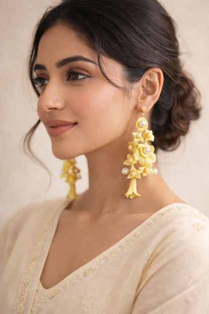 Sunny Bloom Clay Earrings