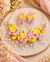 Pink & Yellow Bloom Handmade Clay Jewelry Set