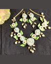 White Rose Garden Handmade Jewelry Set